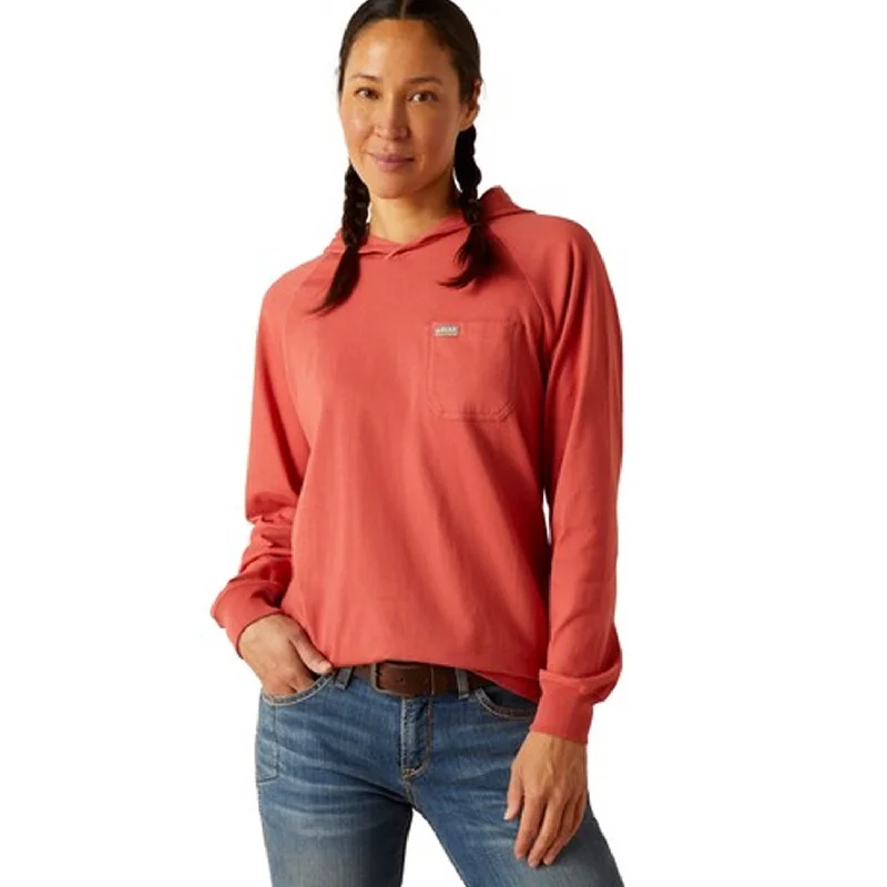 Ariat Women's Rebar Cotton Strong Hooded T-Shirt