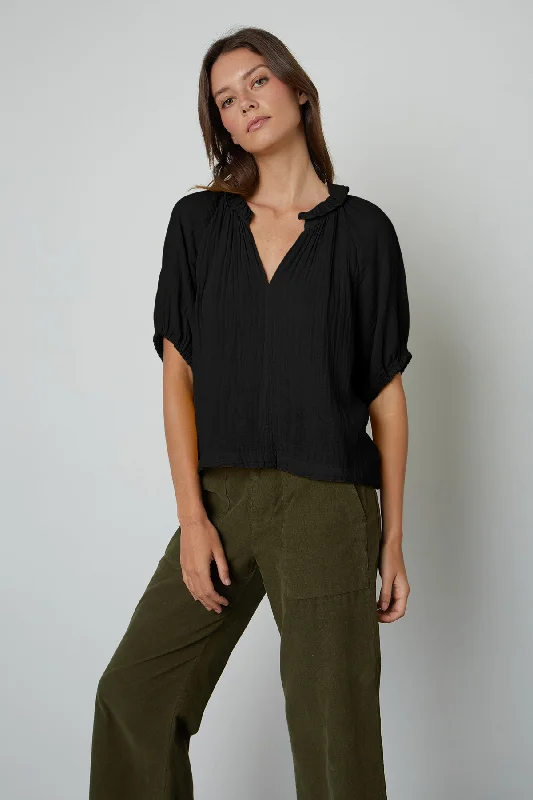 ANNETTE COTTON GAUZE TOP