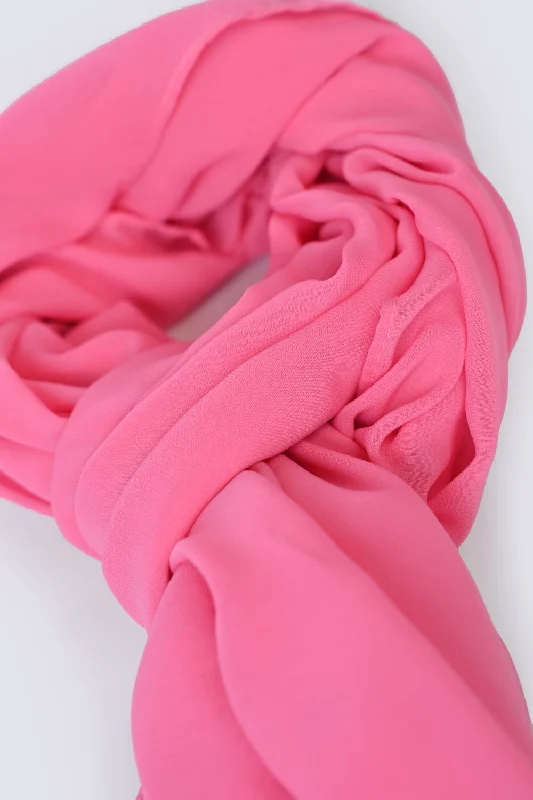 SOLID SCARF WITH PEARL DETAIL